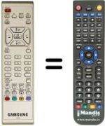 Mando a distancia equivalente 00225 A