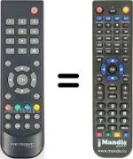 Télécommande équivalente Strong PRIMA IV
