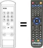 Replacement remote control 1005-4047-1