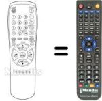 Mando a distancia equivalente 10104 N