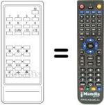 Télécommande équivalente LG CLT 2172