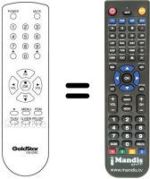 Télécommande équivalente 105-230C