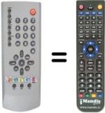 Télécommande équivalente Nikkei NK LT 115