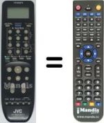 Télécommande équivalente PQ 11534 M 18