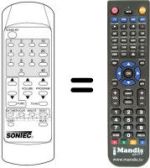 Replacement remote control 2070501