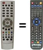 Replacement remote control Telesystem 20' YOUNG