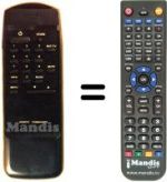 Mando a distancia equivalente 260 269