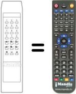 Replacement remote control TV A 1