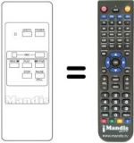 Télécommande équivalente 38 1126