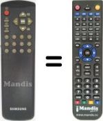 Mando a distancia equivalente 3F14-00037-041