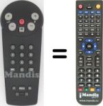 Mando a distancia equivalente Philips 14 PT 2683