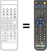 Télécommande équivalente 4AA4U1T0016