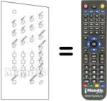 Télécommande équivalente 510.01.0131