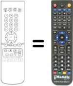 Télécommande équivalente SM 1 VT