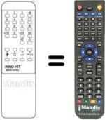 Mando a distancia equivalente 5702-B 2065 E-00