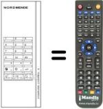 Télécommande équivalente COMPUTER CONTROL 4