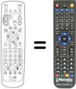Télécommande équivalente LG 29 Q 12 IP
