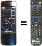 Télécommande équivalente 7900 PLUS