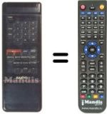 Mando a distancia equivalente Sanyo VHR-3400 I