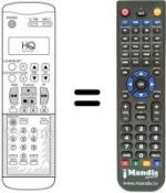 Télécommande équivalente 9099-625-734