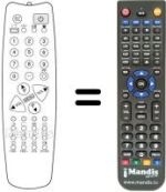 Replacement remote control UKV 910
