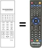 Replacement remote control Thomson 63664 N