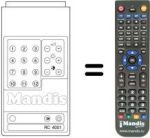 Télécommande équivalente 96270 H