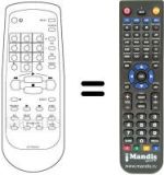 Mando a distancia equivalente 97P1R2CPA1