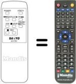 Mando a distancia equivalente A11701