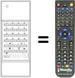 Télécommande équivalente A506810