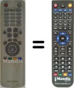 Replacement remote control Samsung LE 32M51B