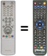 Télécommande équivalente AA59-00357