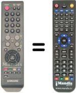 Replacement remote control AA59-00399 D