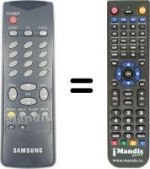 Télécommande équivalente AA59-10031Q