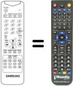 Télécommande équivalente Samsung CX 6840N / W