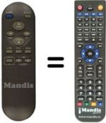 Mando a distancia equivalente LG AC-110 P