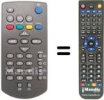 Mando a distancia equivalente AVERLOGIC
