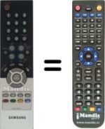 Replacement remote control Samsung LW 17M24C
