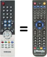 Replacement remote control Samsung PS 42D51 S