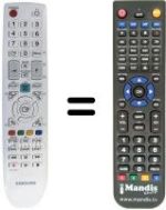 Télécommande équivalente Samsung BN59-00864A
