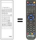Télécommande équivalente 70375 C