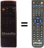 Télécommande équivalente CSR 10