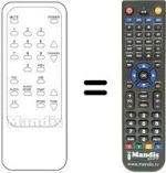 Télécommande équivalente CSR 1224