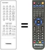 Mando a distancia equivalente CT-9186