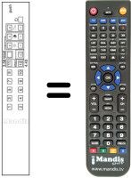 Télécommande équivalente CT-935