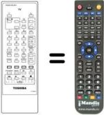 Télécommande équivalente CT-9384