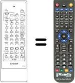 Mando a distancia equivalente CT-9385