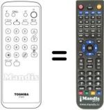Mando a distancia equivalente CT-9573