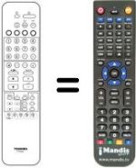 Mando a distancia equivalente CT-9626