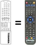 Télécommande équivalente CT-9921